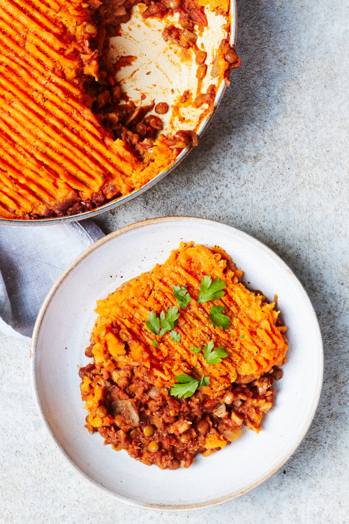 Sweet Potato & Lentil Cottage Pie